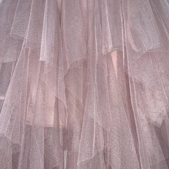 Frilly Ruffle Skirt Midi Layered Tiered Dress - Picture 2 of 8